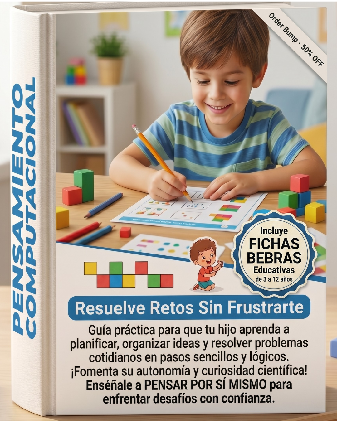 Pensamiento Computacional + Fichas Bebras: Retos Lógicos (3 a 12 años)